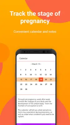 Track Pregnancy week by week android App screenshot 0